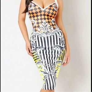 Wow Couture dress RED/NAVY